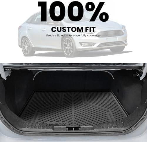 LASFIT Cargo Mat for Ford Focus 2012-2018 Fit Sedan, Not Fit Hatchback - Image 2