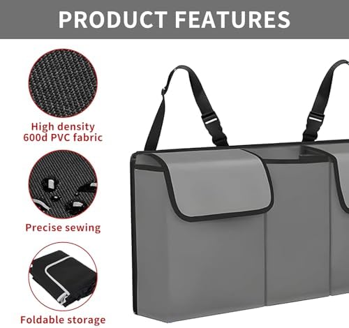 Car Trunk Organizer, Backseat Hanging Large Storage - Image 6