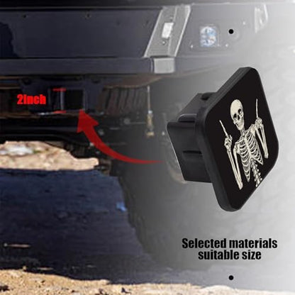Hitch Cover Fits for 2 Inch Hitch Skeleton Makes a Rock Gesture Towing Hitch - Image 3