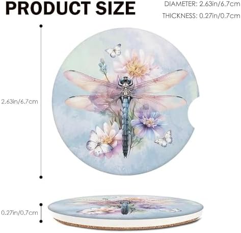 Dragonfly Car Coasters Set of 2 - Image 3