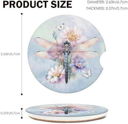 Dragonfly Car Coasters Set of 2 - Image 3