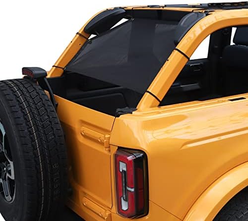 JeCar Trunk Mesh Sunshade Rear Cargo Interior Accessories - Image 7