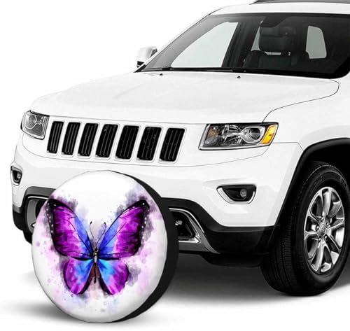 Butterfly Spare Tire Cover for RV Trailer Watercolor Animal Bird Magical Fatasy - Image 3