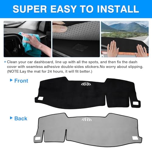 Autorder Dashboard Cover Mat for Toyota Avalon 2005-2010 Accessories Dash Cover - Image 5