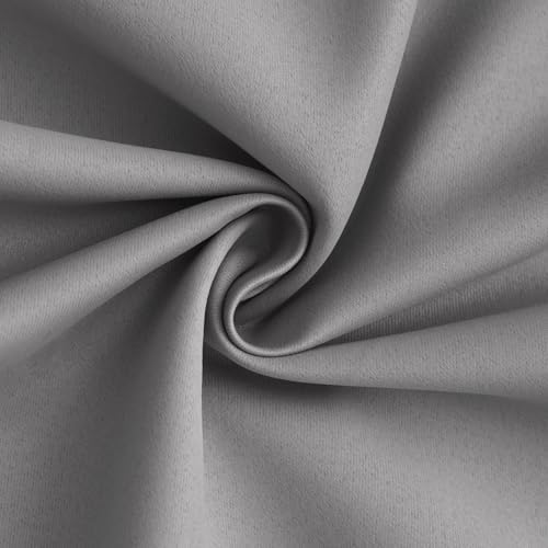 Yakamok Dove Grey 100% Blackout Curtains 84 Inches Long 50" Wide 2 Panel - Image 3