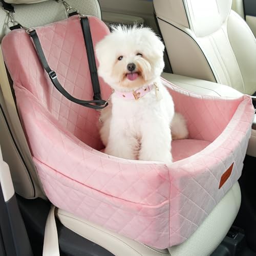 WOOAIDAGG Dog Car Seat for Medium Dogs, Pet Travel Bed by WOOAIDAGG