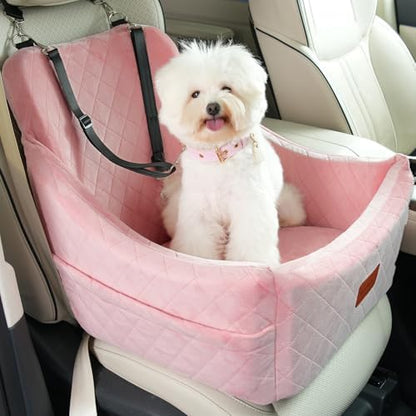 WOOAIDAGG Dog Car Seat for Medium Dogs, Pet Travel Bed by WOOAIDAGG