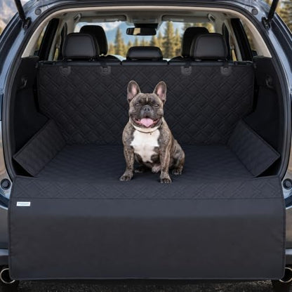 Bulldogology SUV Cargo Liner for Dogs 55"x82" Heavy Duty Pet Trunk Cargo Cover by BulldogologyPetSolutions