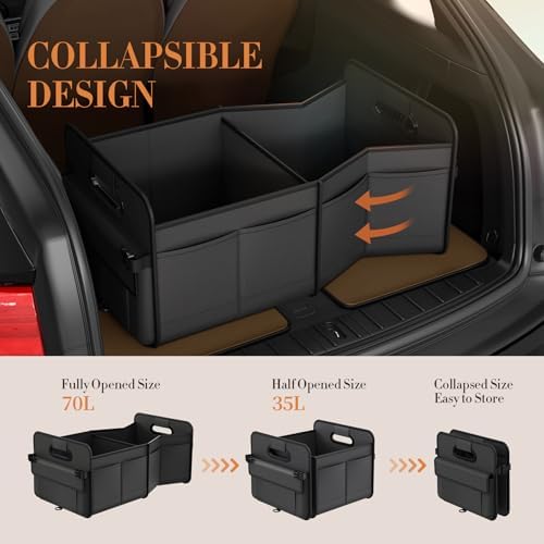titiyiof Trunk Organizer For Suv & Sedan, Car Organizers and Storage, - Image 5