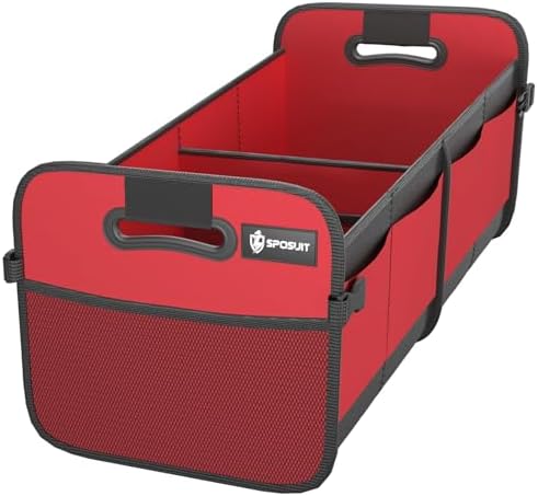 Sposuit Trunk Organizer for Car - 70L Collapsible Sturdy Car Storage by Sposuit