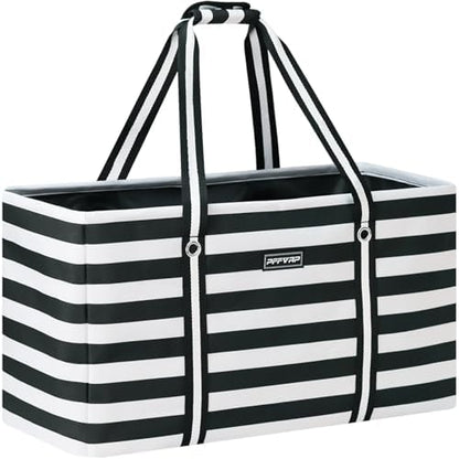 Stand Up Extra Large Utility Tote Bag, Foldable Reusable Grocery Bags by PFFVRP