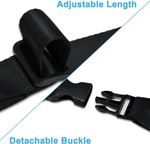 TIMISM Shoulder Strap, 59 inch Adjustable Removable Shoulder Straps - Image 4