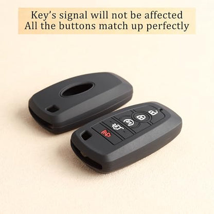Key Fob Cover for 2026-2017 Ford Explorer Escape Expedition Mustang Edge - Image 4