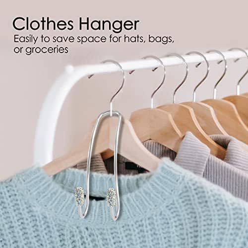 2026 Upgraded Bling Auto Hooks, Car Hangers Organizer Seat Headrest Hooks，Bag - Image 3