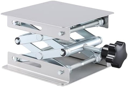 2 Pack Stainless Steel Lab Jack Stand 4x4, Mini Lab Scissor Jack Lift Table - Image 4
