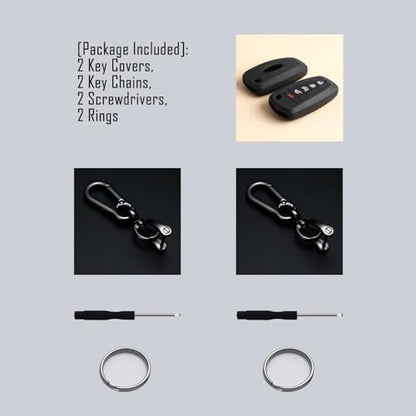 Key Fob Cover for 2026-2017 Ford Explorer Escape Expedition Mustang Edge - Image 6