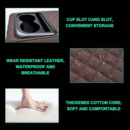 Car Center Console Armrest Pillow, Memory Foam Auto Armrest Box Cover - Image 3