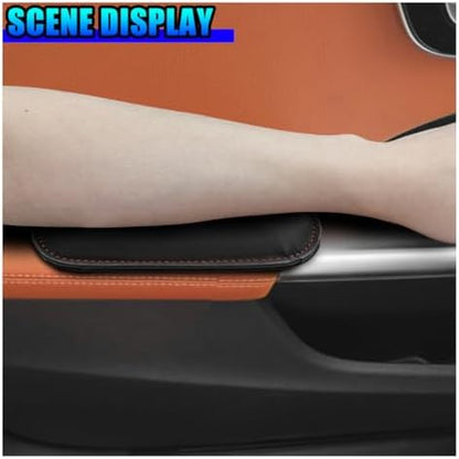 Craedli 2PCS Car Door Armrest Pads, Leather Memory Foam Knee Cushion Pad - Image 3