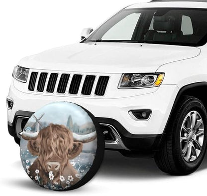 Cow Spare Tire Cover Wheel Protectors - Image 7