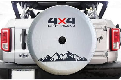 for Toyota Prado TX, Ford Raptor F150, Jeep & Ford Bronco Spare Tire Cover by TRIBONES