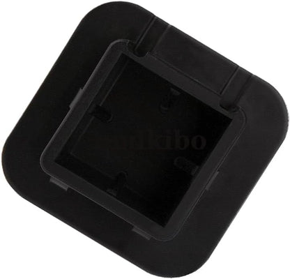 2 Inch Tri-Color 3 Color Logo Trailer Hitch Tube Cover Plug Cap, Rubber - Image 3