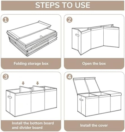 INDRESSME 185L Toy Storage Box - Image 6