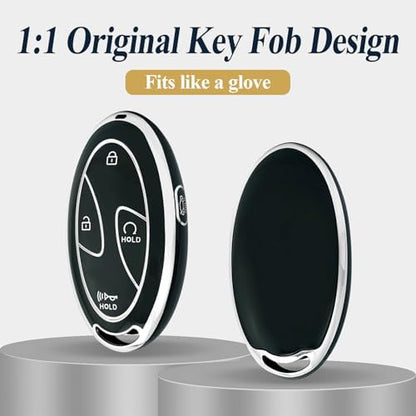5 Buttons Compatible with Hyundai Key Fob Cover Accessories, Fits - Image 4
