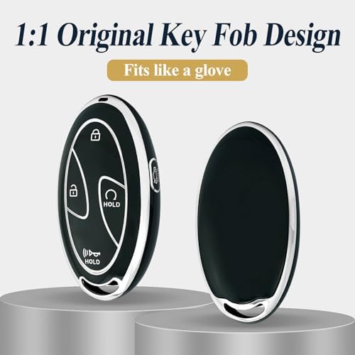 5 Buttons Compatible with Hyundai Key Fob Cover Accessories, Fits - Image 3