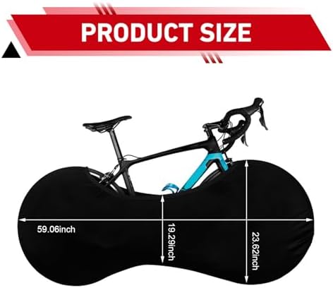 Bike Wheel Cover, 59 inches Stretchy Bicycle Anti Dust Waterproof Protector - Image 2