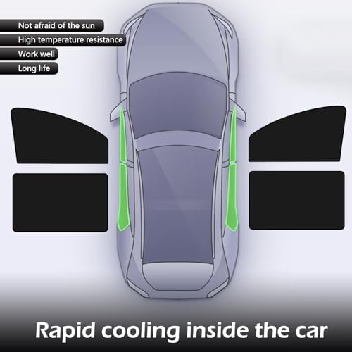 Opuwei Car Side Window Sun Shade, Universal Sun Protection Curtain - Image 5