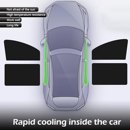 Opuwei Car Side Window Sun Shade, Universal Sun Protection Curtain - Image 5