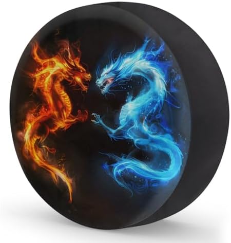 Dragon Spare Tire Cover Waterproof Dust-Proof Spare Wheel Covers - Image 2
