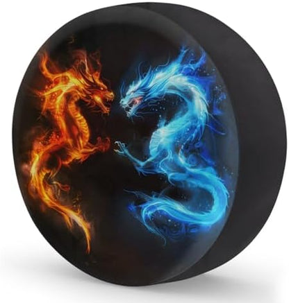 Dragon Spare Tire Cover Waterproof Dust-Proof Spare Wheel Covers - Image 2