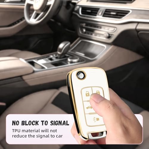 for Chevy Key Fob Cover, Premium Soft TPU Full Protection Key Cover - Image 4
