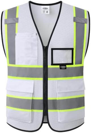 JKSafety Safety Vest for men women Hi Vis Vest by JKSafety