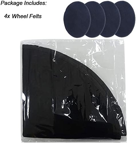 4 Pcs Tire Wheel Felts Covers Skyour 21.4in Lightweight Dustproof Scratch Tote - Image 4