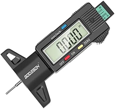 GODESON Tire Tread Depth Gauge, Digital Tire Tread Depth Gauge in 1Inch/25.4mm by GODESON