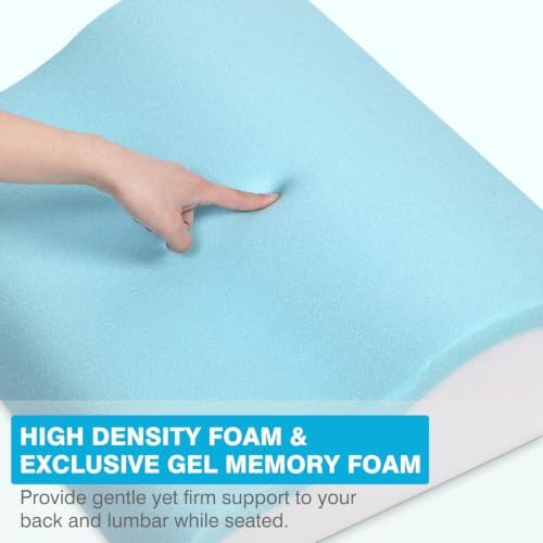 Lumbar Support Pillow for Recliner & Back Pillow for Couch, Dual Layer Memory - Image 3