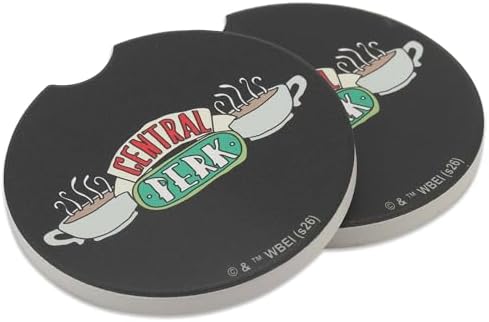 Friends the TV Series Central Perk Ceramic Car Coasters - Image 3