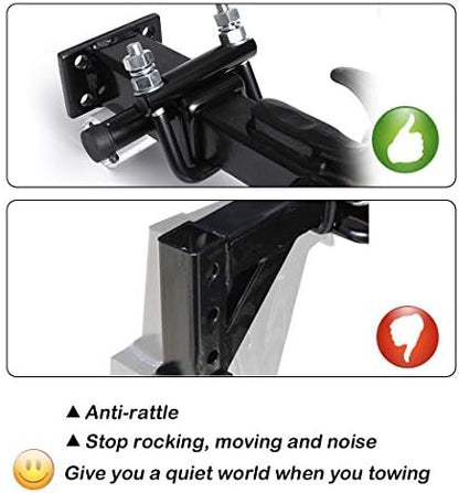 CZC AUTO Hitch Clamp Anti-Rattle Stabilizer 2 Inch Hitch Tightener Clamp - Image 4