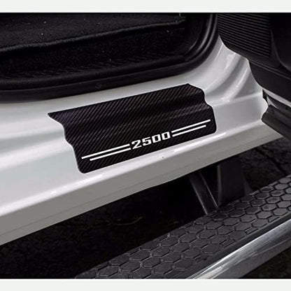 Car Accessories Carbon Fiber Door Sill Scuff Plate Auto Door Entry Guard - Image 2