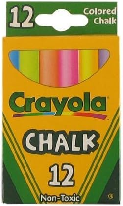 Crayola Non-Toxic White Chalkand Colored Chalk Bundle - Image 2