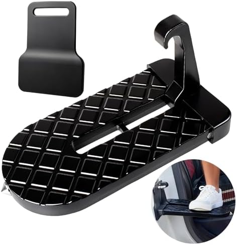 Car Door Step for Car Roof Access, Foldable Non-Slip Ascent Latch Pedal Rack by Unknown
