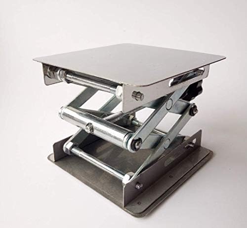6" x 6" Stainless Steel Lab Jack Lift Stand Table Scissor Stand Platform - Image 6