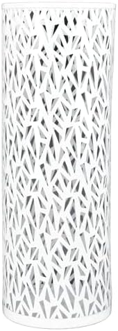 Jectse Umbrella Stand, Freestanding Round Metal Umbrella Holder Bin Hollowed by Jectse
