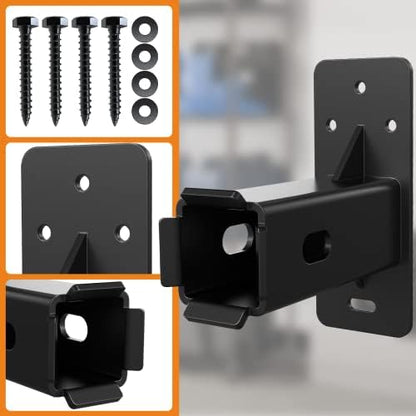 Hitch Wall Mount, Wall Mount Bike Rack Hitch, Hitch Cargo Carrier - Image 2