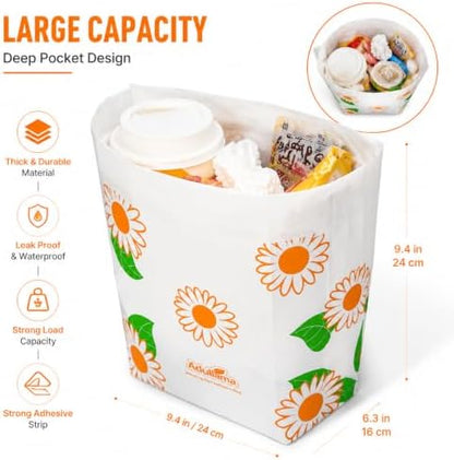 20PCS Large Car Garbage Bin Bags, Stick-On Leak-Resistant Car Trash Bags - Image 2