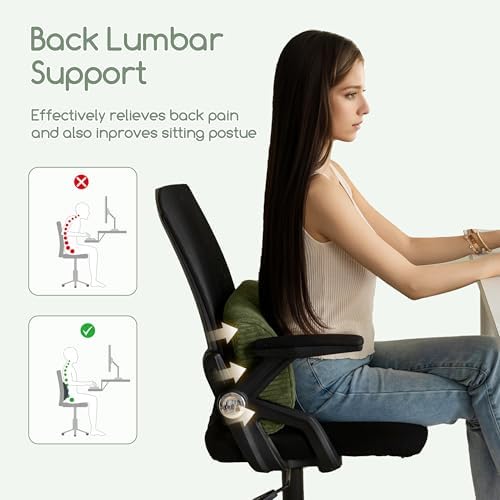 HIGOGOGO Lumbar Support Pillow for Recliner Chair/Accent Chair/Couch, Memory - Image 5