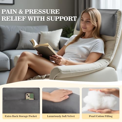 Recliner Headrest Pillow, Adjustable Comfort Neck & Head Support Pillow - Image 5