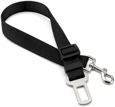 Adjustable Dog Car Seat Belt, Metal Snap Hook, Pet Safety Belt by Unknown
